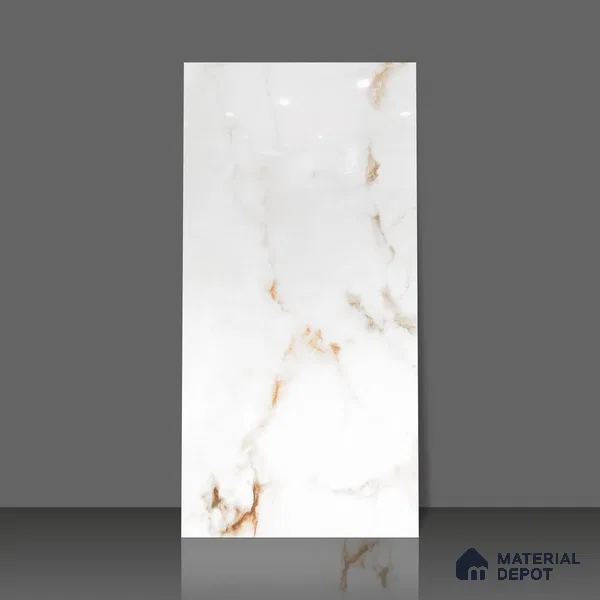 Budget Friendly Endless Wall & Floor Tile Value for Money TL 05963 Terravia Vennix 4 ft x 2 ft - Vitrified Endless Glossy Finish - 8.5 mm | 4 Random Designs | Suitable for Living Room, Bedroom & Bathroom (Sample)