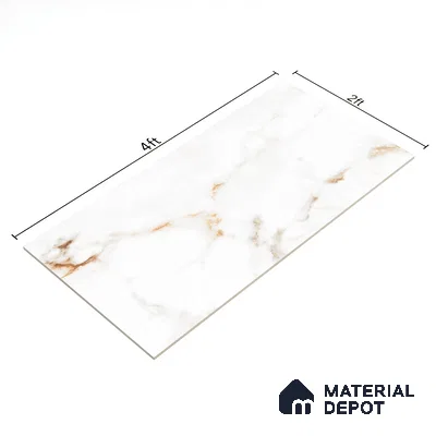 Budget Friendly Endless Wall & Floor Tile Value for Money TL 05963 Terravia Vennix 4 ft x 2 ft - Vitrified Endless Glossy Finish - 8.5 mm | 4 Random Designs | Suitable for Living Room, Bedroom & Bathroom (Sample)
