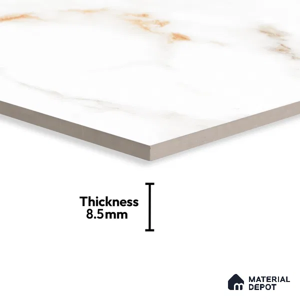 Budget Friendly Endless Wall & Floor Tile Value for Money TL 05963 Terravia Vennix 4 ft x 2 ft - Vitrified Endless Glossy Finish - 8.5 mm | 4 Random Designs | Suitable for Living Room, Bedroom & Bathroom (Sample)
