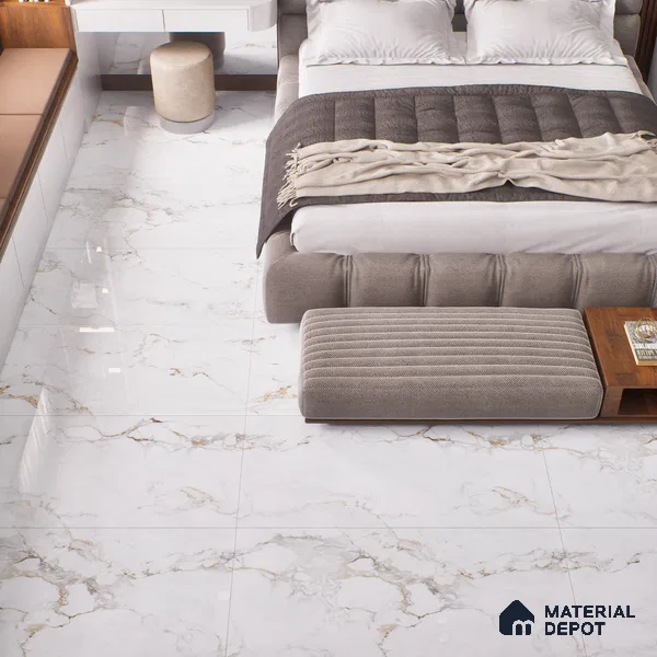 Budget Friendly Endless Wall & Floor Tile Value for Money TL 05963 Terravia Vennix 4 ft x 2 ft - Vitrified Endless Glossy Finish - 8.5 mm | 4 Random Designs | Suitable for Living Room, Bedroom & Bathroom (Sample)