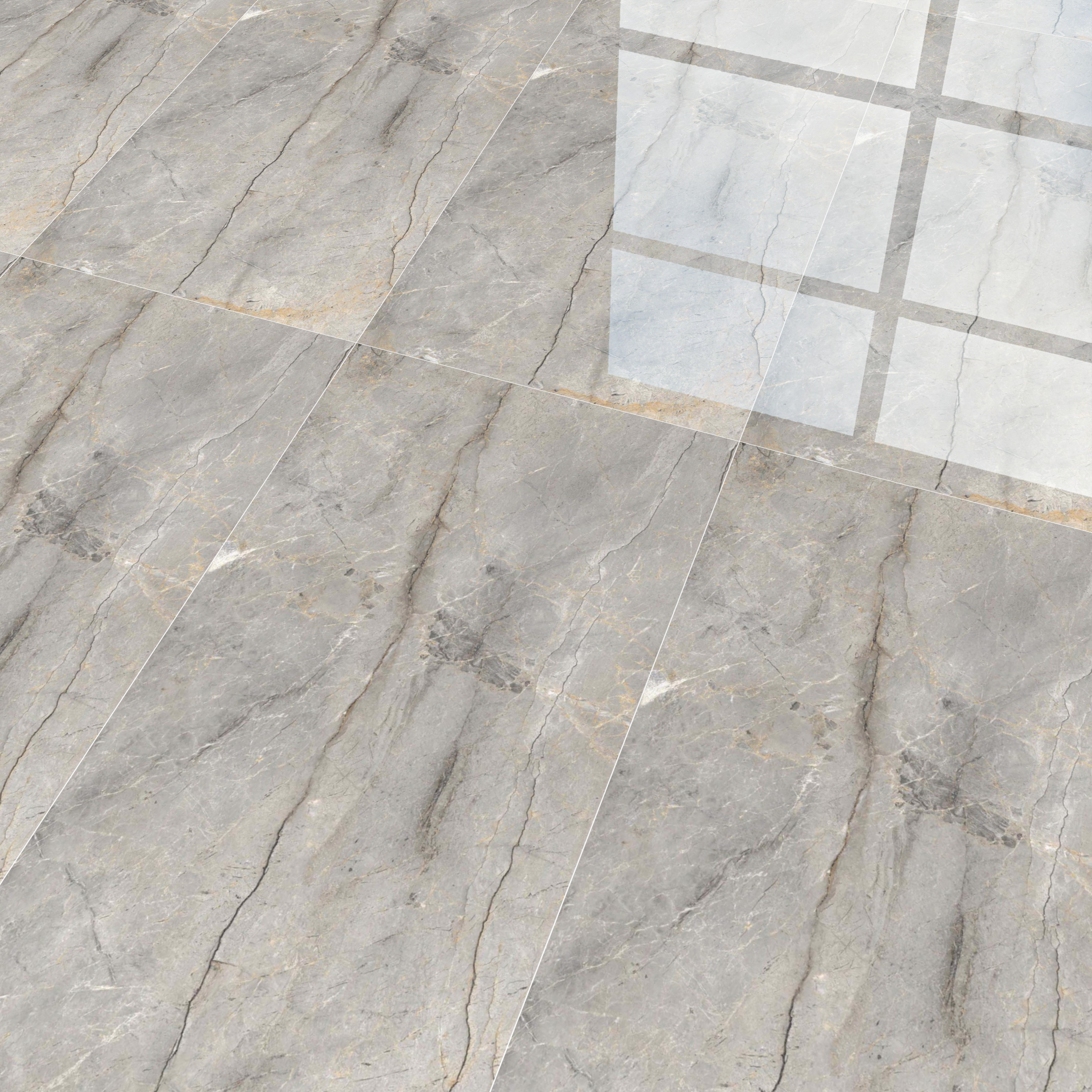 Budget Friendly Endless Wall & Floor Tile Value for Money TL 05945 Terravia Wavora 4 ft x 2 ft - Vitrified Endless Glossy Finish - 8.5 mm | 8 Random Designs | Suitable for Living Room, Bedroom & Bathroom