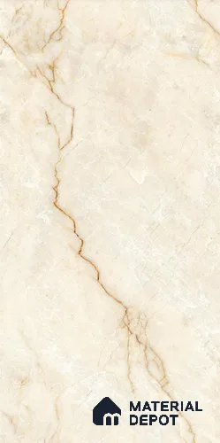 Endless Wall & Floor Tile Velvet Crema TL 05851 1600 x 800 mm Vitrified High Gloss Finish - 9 mm | 3 Random Design |Suitable For Living Room, Bedroom, Kitchen