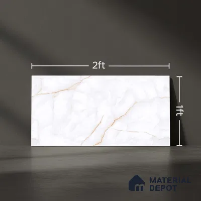 Endless Wall Tile TL 06004 B 26011 D Dark 2 ft x 1 ft Ceramic Glue Matte Finish - 7.5 mm | Suitable For Kitchen, Bathroom (Sample)