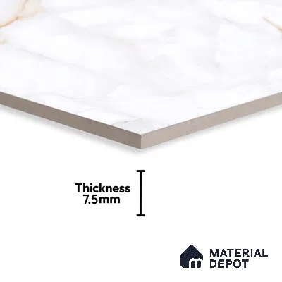 Endless Wall Tile TL 06004 B 26011 D Dark 2 ft x 1 ft Ceramic Glue Matte Finish - 7.5 mm | Suitable For Kitchen, Bathroom (Sample)