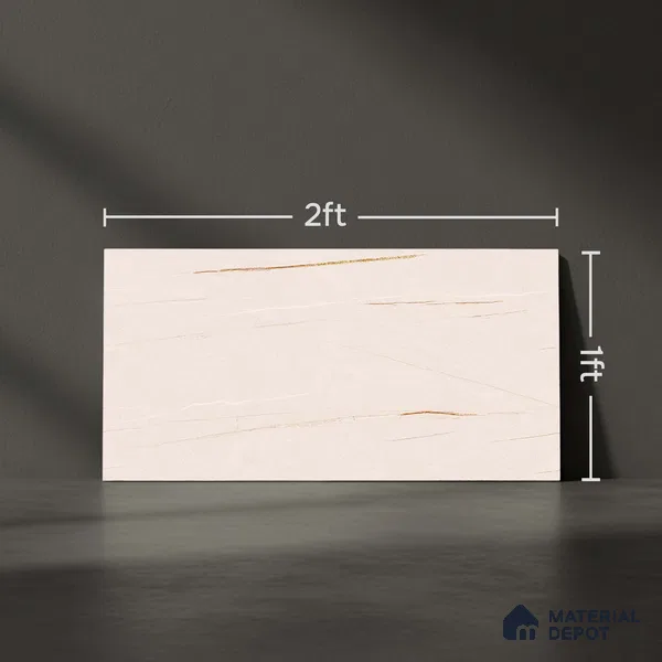 Endless Wall Tile TL 06002 B 26001 D Dark 2 ft x 1 ft Ceramic Glue Matte Finish - 7.5 mm | Suitable For Kitchen, Bathroom