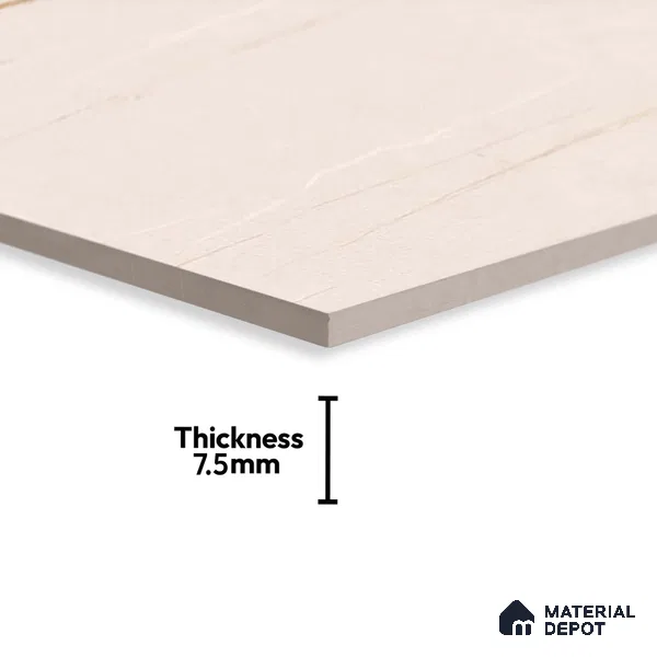 Endless Wall Tile TL 06002 B 26001 D Dark 2 ft x 1 ft Ceramic Glue Matte Finish - 7.5 mm | Suitable For Kitchen, Bathroom