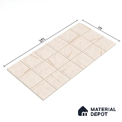 Endless Wall Tile TL 06002 26001 GL A Highlighter 2 ft x 1 ft Ceramic Glue Matte Finish - 7.5 mm | Suitable For Kitchen, Bathroom (Sample)