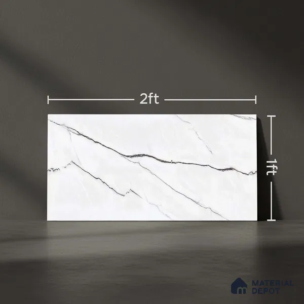 Endless Wall Tile TL 06003 B 26005 D Dark 2 ft x 1 ft Ceramic Glue Matte Finish - 7.5 mm | Suitable For Kitchen, Bathroom (Sample)