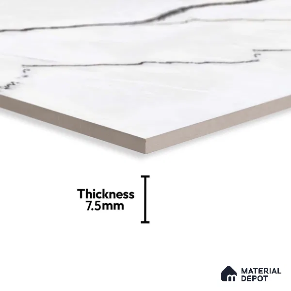 Endless Wall Tile TL 06003 B 26005 D Dark 2 ft x 1 ft Ceramic Glue Matte Finish - 7.5 mm | Suitable For Kitchen, Bathroom (Sample)