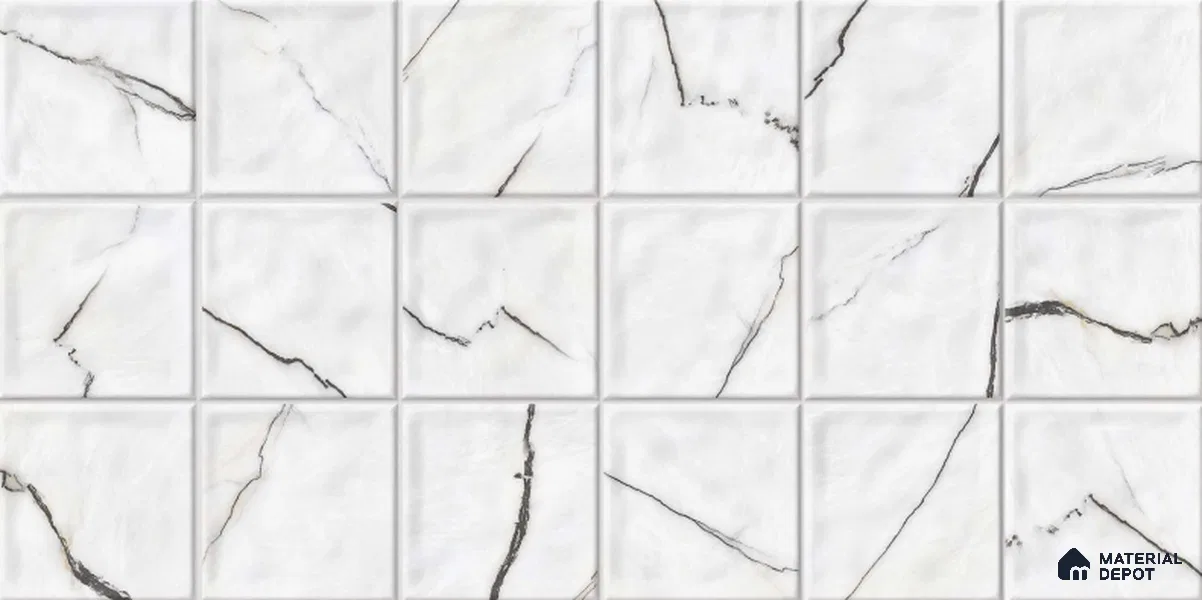 Endless Wall Tile TL 06003 C 26005 GL B Subway 2 ft x 1 ft Ceramic Glue Matte Finish - 7.5 mm | Suitable For Kitchen, Bathroom (Sample)