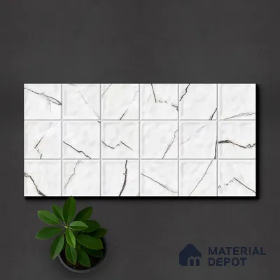 Endless Wall Tile TL 06003 C 26005 GL B Subway 2 ft x 1 ft Ceramic Glue Matte Finish - 7.5 mm | Suitable For Kitchen, Bathroom (Sample)
