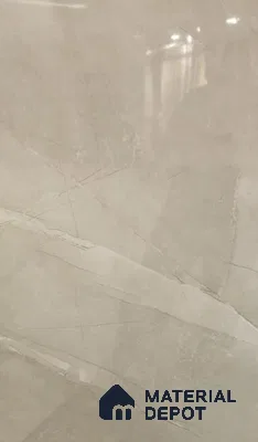 Beige Marble Look LM 25927  8 ft x 4 ft High Gloss Finish Decorative Laminate - 1 mm | Suitable for TV Unit, Wardrobe, Kitchen Cabinets