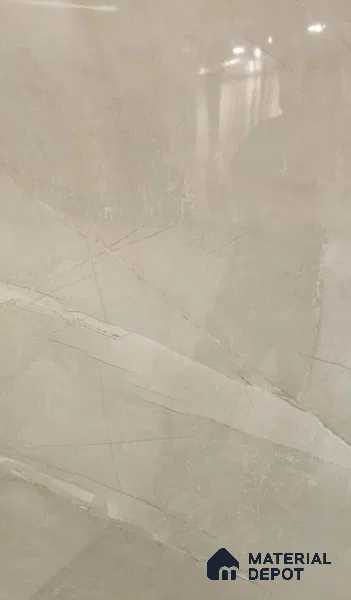 Beige Marble Look LM 25927  8 ft x 4 ft High Gloss Finish Decorative Laminate - 1 mm | Suitable for TV Unit, Wardrobe, Kitchen Cabinets