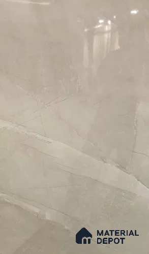 Beige Marble Look LM 25927 8 ft x 4 ft High Gloss Finish Decorative Laminate - 1 mm | Suitable for TV Unit, Wardrobe, Kitchen Cabinets
