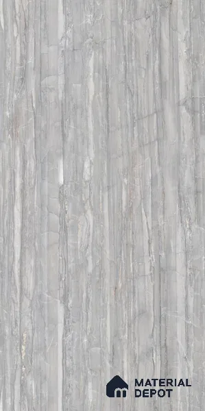 Grey Marble Look LM 24196 HGL 8 ft x 4 ft High Gloss Finish Decorative Laminate - 1 mm | Suitable for TV Unit, Wardrobe, Kitchen Cabinets