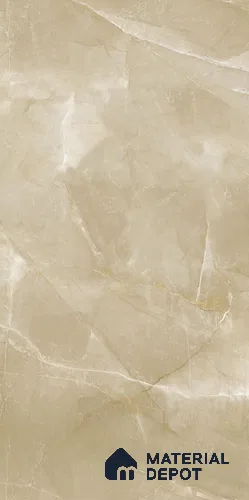 Brown Marble Look LM 24255 HGL 8 ft x 4 ft High Gloss Finish Decorative Laminate - 1 mm | Suitable for TV Unit, Wardrobe, Kitchen Cabinets