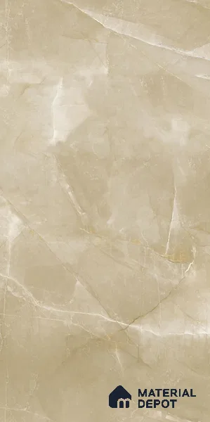 Brown Marble Look LM 24255 HGL 8 ft x 4 ft High Gloss Finish Decorative Laminate - 1 mm | Suitable for TV Unit, Wardrobe, Kitchen Cabinets