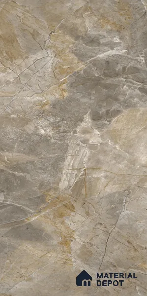 Brown Marble Look LM 24138 8 ft x 4 ft Texture Finish Decorative Laminate - 1 mm | Suitable for TV Unit, Wardrobe, Kitchen Cabinets