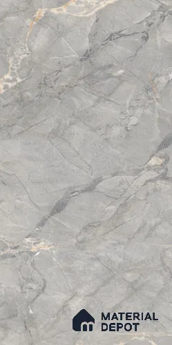 Grey Marble Look LM 24142 8 ft x 4 ft Texture Finish Decorative Laminate - 1 mm | Suitable for TV Unit, Wardrobe, Kitchen Cabinets