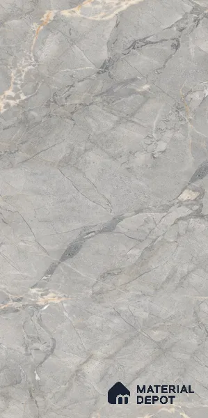 Grey Marble Look LM 24142 8 ft x 4 ft Texture Finish Decorative Laminate - 1 mm | Suitable for TV Unit, Wardrobe, Kitchen Cabinets