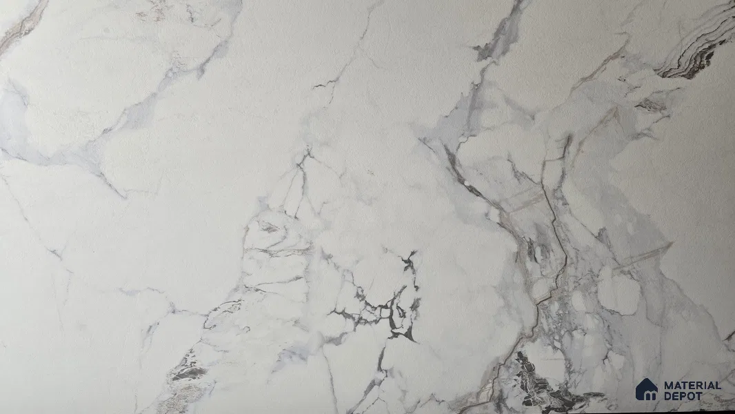 Cream Marble Look LM 24098 8 ft x 4 ft Texture Finish Decorative Laminate - 1 mm | Suitable for TV Unit, Wardrobe, Kitchen Cabinets