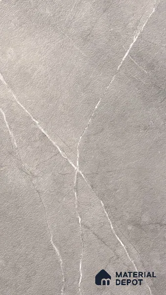 Grey Marble Look LM 25699 Non Synchro 8 ft x 4 ft Texture Finish Decorative Laminate - 1 mm | Suitable for TV Unit, Wardrobe, Kitchen Cabinets
