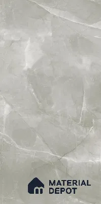 Grey Marble Look LM 24252 HGL 8 ft x 4 ft High Gloss Finish Decorative Laminate - 1 mm | Suitable for TV Unit, Wardrobe, Kitchen Cabinets