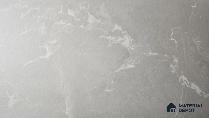 Grey Marble Look LM 24147 8 ft x 4 ft Texture Finish Decorative Laminate - 1 mm | Suitable for TV Unit, Wardrobe, Kitchen Cabinets