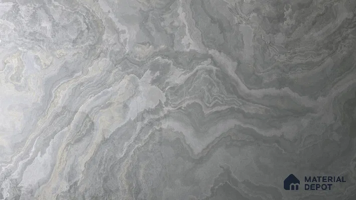 Grey Marble Look LM 24169 8 ft x 4 ft Texture Finish Decorative Laminate - 1 mm | Suitable for TV Unit, Wardrobe, Kitchen Cabinets