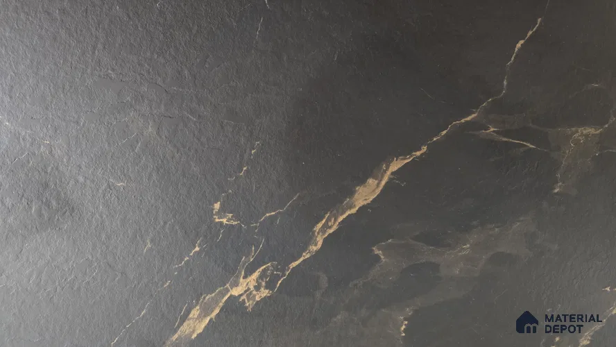 Grey Marble Look LM 24163 8 ft x 4 ft Texture Finish Decorative Laminate - 1 mm | Suitable for TV Unit, Wardrobe, Kitchen Cabinets