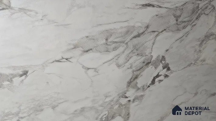 Cream Marble Look LM 24180 Synchro 8 ft x 4 ft Texture Finish Decorative Laminate - 1 mm | Suitable for TV Unit, Wardrobe, Kitchen Cabinets