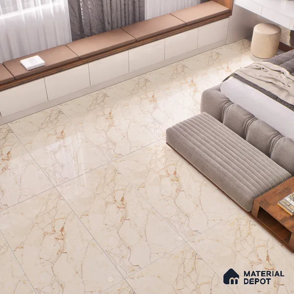 TL 00996 Espen Crema 1200x600 mm Glossy Finish Vitrified Wall & Floor Tile - 9 mm (Sample)