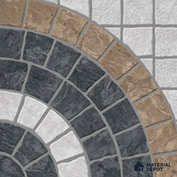 Parking Floor Tile TL 07578 Espresso Veil | 16 x 16 inch | Anti Slip Matte Finish Heavy Duty Vitrified Tile - 12 mm | Suitable For High Traffic Areas, Terrace, Balcony | Pattern Alignment May Vary | 2-3 mm Spacer is Mandatory
