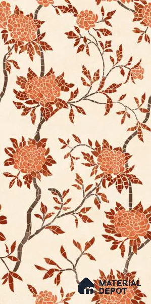 TL 12801 C Eutopia Decor 4 ft x 2 ft Vitrified Matte Finish Tile - 9 mm