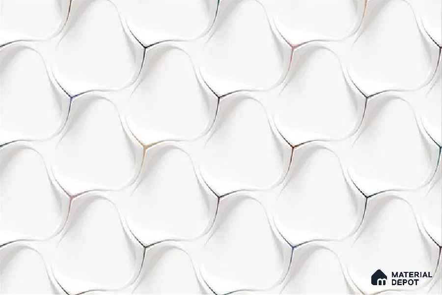 TL 01911 A Everest Light 18 x 12 inch Glossy Finish Ceramic Wall Tile - 6 mm