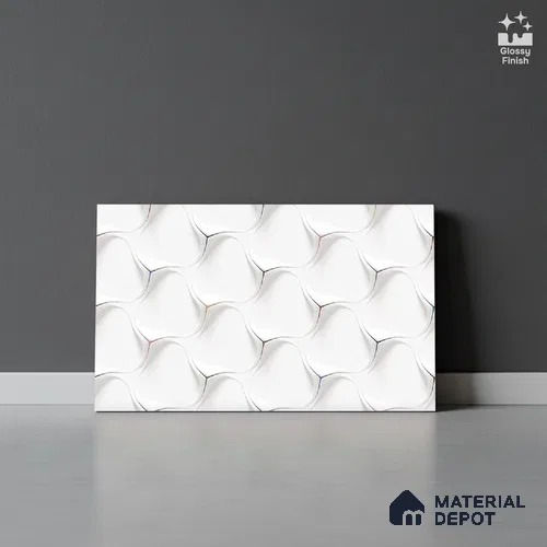 TL 01911 A Everest Light 18 x 12 inch Glossy Finish Ceramic Wall Tile - 6 mm