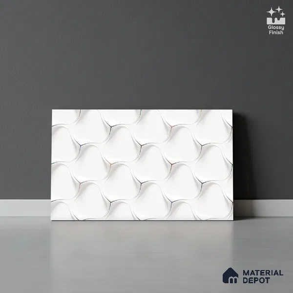 TL 01911 A Everest Light 18 x 12 inch Glossy Finish Ceramic Wall Tile - 6 mm