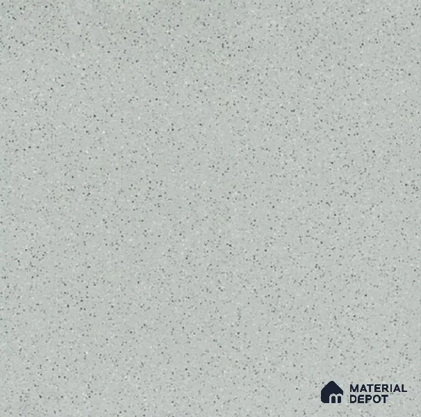 Terrazzo Floor Tile TL 00002 Polo Silver 600 x 600 mm Plain Look Matte Finish Anti Skid Outdoor Vitrified Parking Tile - 12 mm