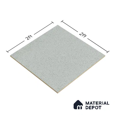 Terrazzo Floor Tile TL 00002 Polo Silver 600 x 600 mm Plain Look Matte Finish Anti Skid Outdoor Vitrified Parking Tile - 12 mm