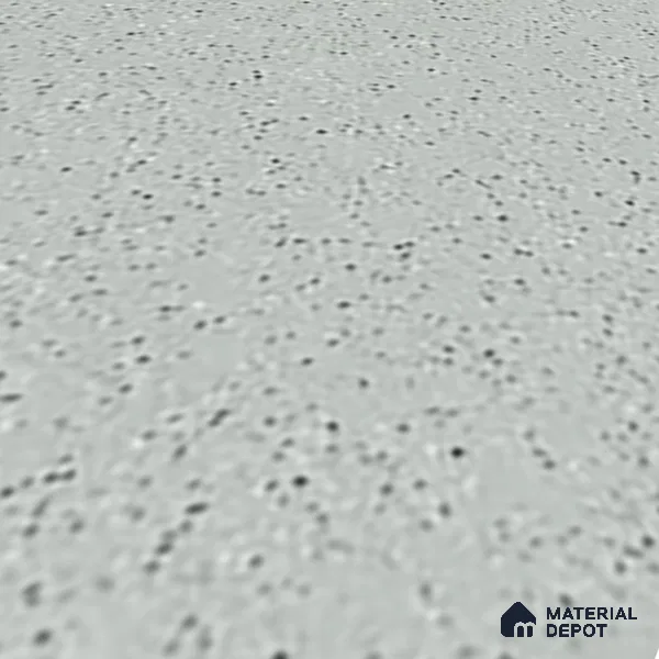 Terrazzo Floor Tile TL 00002 Polo Silver 600 x 600 mm Plain Look Matte Finish Anti Skid Outdoor Vitrified Parking Tile - 12 mm