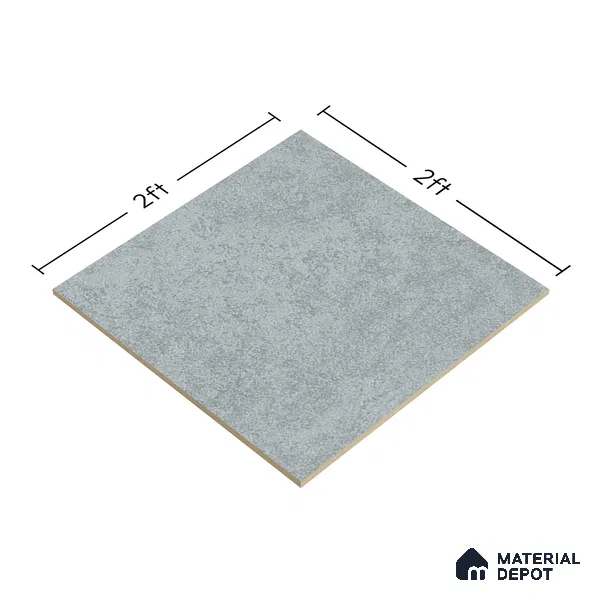 Stone Floor Tile TL 00004 Alaska Cedar 2 ft x 2 ft Matte Finish Anti Skid Vitrified Tile - 12 mm | Suitable for Balcony, Terrace & Coutyard