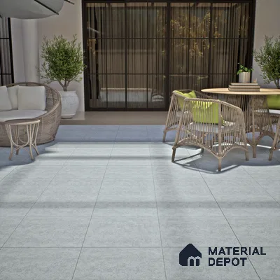 Stone Floor Tile TL 00004 Alaska Cedar 2 ft x 2 ft Matte Finish Anti Skid Vitrified Tile - 12 mm  | Suitable for Balcony, Terrace & Coutyard