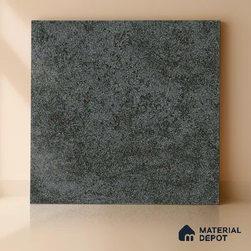 TL 00005 Alaska Ebony 600 x 600 mm Punch Look Matte Finish Anti Skid Outdoor Vitrified Parking Tile - 12 mm
