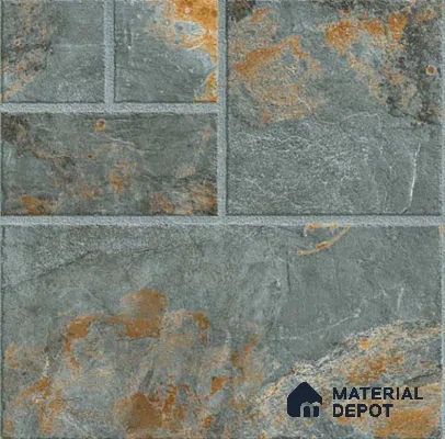 Stone Floor Tile TL 00010 Venice Stone 2 ft x 2 ft Matte Finish Anti Skid Vitrified Tile - 12 mm | Suitable for Balcony, Terrace & Coutyard