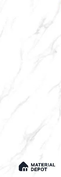 TL 02237 Gloster White 1800x1200 mm Glossy Finish Vitrified Large Format Wall & Floor Tile - 9 mm | Adhesive and Spacers Must be Used During Installation