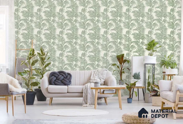 F23-1 | 10 Meter x 21 Inches Florals Look Wallpaper - 57.41 Sq. Ft. | Minimum 15% wastage during installation