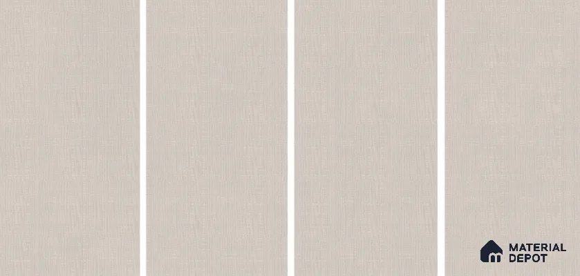 Fabric Floor & Wall Tile TL 06092 B Fabrica Bone 4 ft x 2 ft Vitrified Matte Finish - 9 mm | 8 Random Design | Suitable For Living Room, Bedroom, Bathroom, Kitchen (Sample)