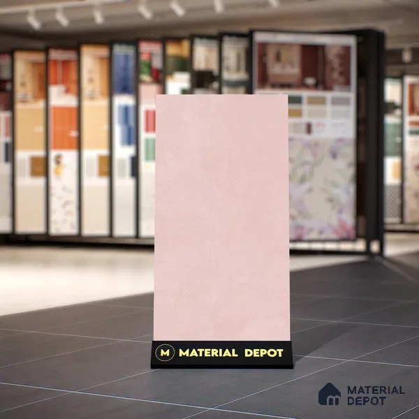 Fabric Wall & Floor Tile TL 06092 C Fabrica Flamingo 4 ft x 2 ft Vitrified Matte Finish - 9 mm | 8 Random Design | Suitable For Living Room, Bedroom, Bathroom, Kitchen (Sample)