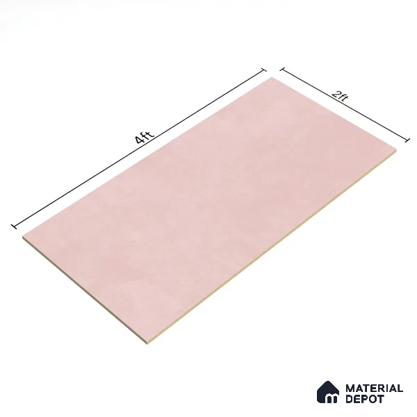 Fabric Wall & Floor Tile TL 06092 C Fabrica Flamingo 4 ft x 2 ft Vitrified Matte Finish - 9 mm | 8 Random Design | Suitable For Living Room, Bedroom, Bathroom, Kitchen (Sample)