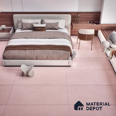 Fabric Wall & Floor Tile TL 06092 C Fabrica Flamingo 4 ft x 2 ft Vitrified Matte Finish - 9 mm | 8 Random Design | Suitable For Living Room, Bedroom, Bathroom, Kitchen (Sample)
